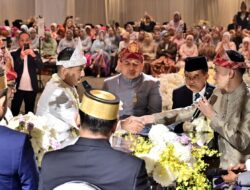 Pernikahan Dua Keluarga Besar Sulsel, Fikar dan Falih Resmi Bersatu di Hadapan JK