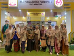 Booth Dekranasda Bersama Dinas Perdagangan Kota Makassar Curi Perhatian Pengunjung INACRAFT 2026 di JCC Senayan