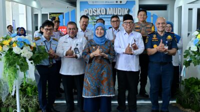 Aliyah Mustika Ilham Hadiri Pembukaan Posko Mudik BPJS Kesehatan di Pelabuhan Makassar