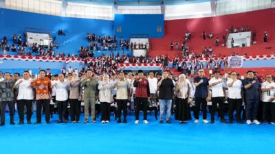 Wali Kota Munafri Dampingi Mensos RI Luncurkan Gerakan Peduli Tetangga di Makassar